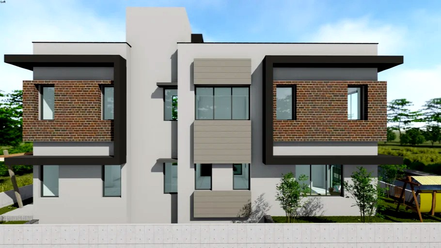 MODERN HOUSE ARCHITECTURE 3D MODEL