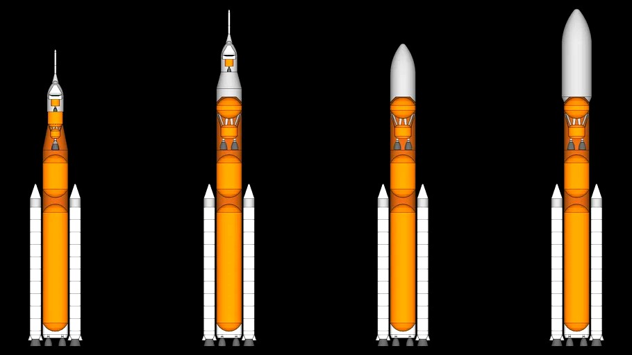 SLS-family launch vehicles WIP