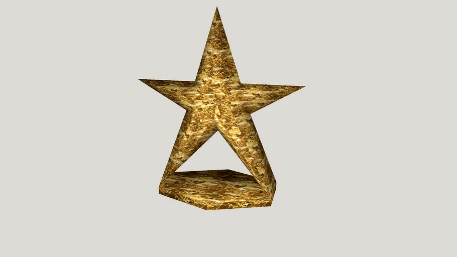 Ninja Super Star Prop - Gold Foil