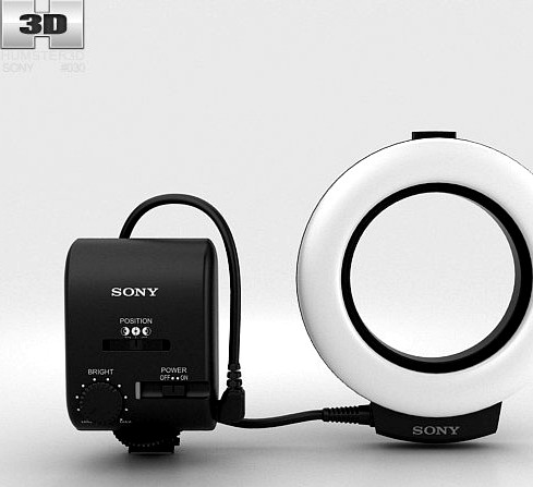 Sony HVL-RL1 Macro Ring Light 3D Model