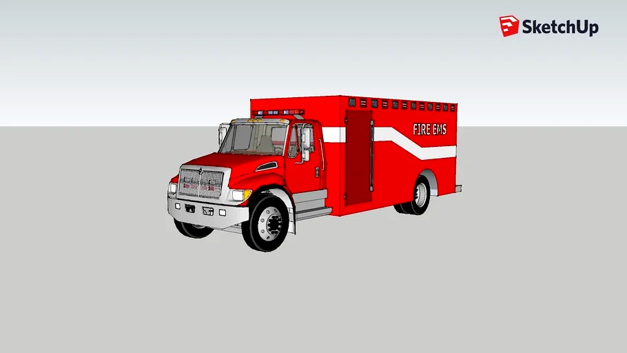 Copy of International Fire EMS Truck