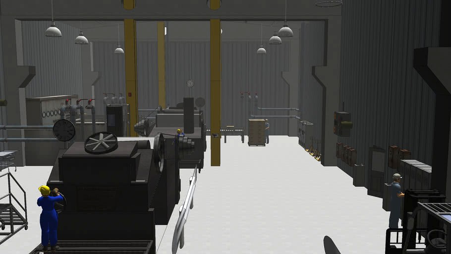 Small Factory With Full Interior