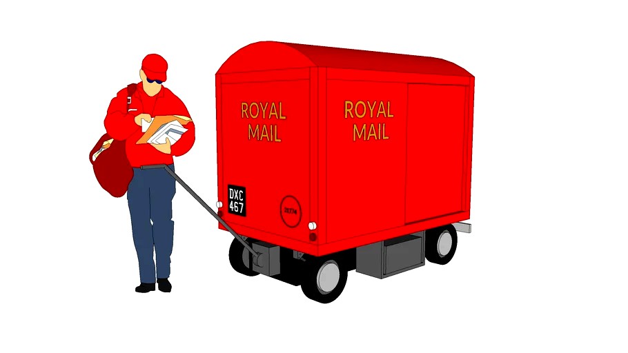 ROYAL MAIL ELECTRIC TROLLEY