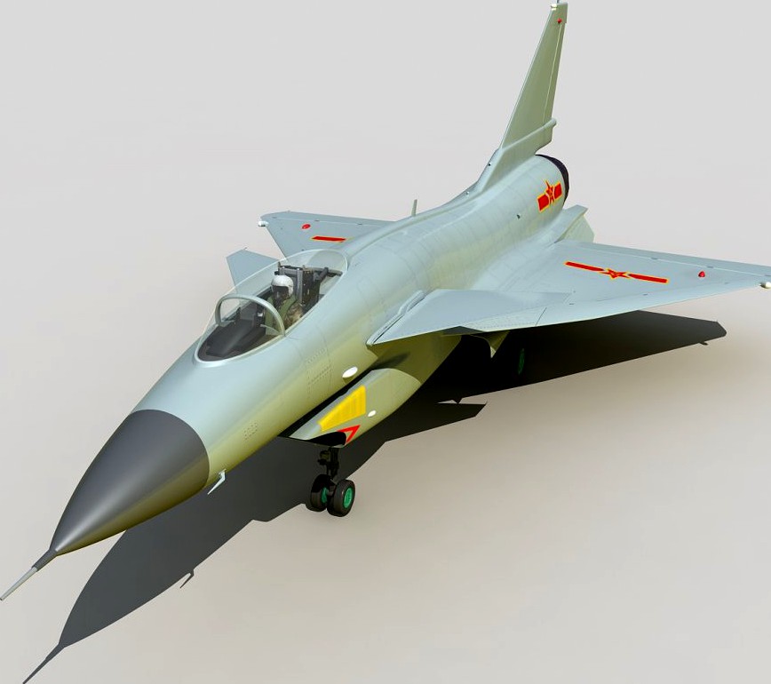 J-10 Fighter3d model