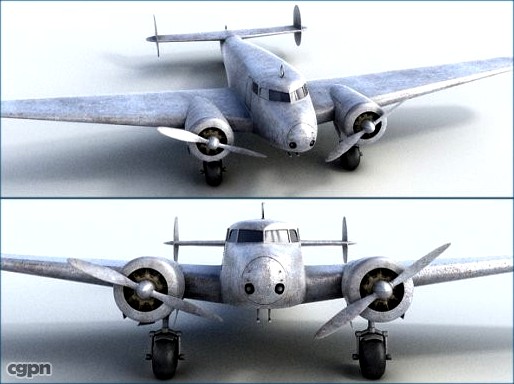 Lockheed L 10 Electra3d model
