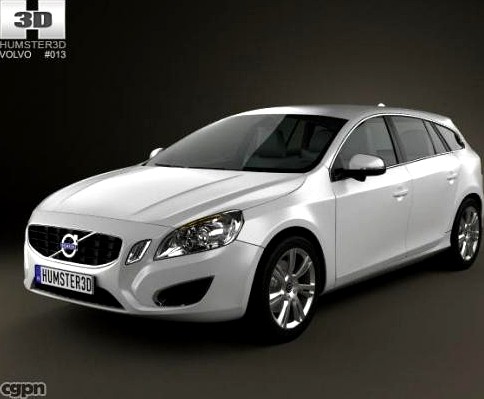 Volvo V60 20113d model