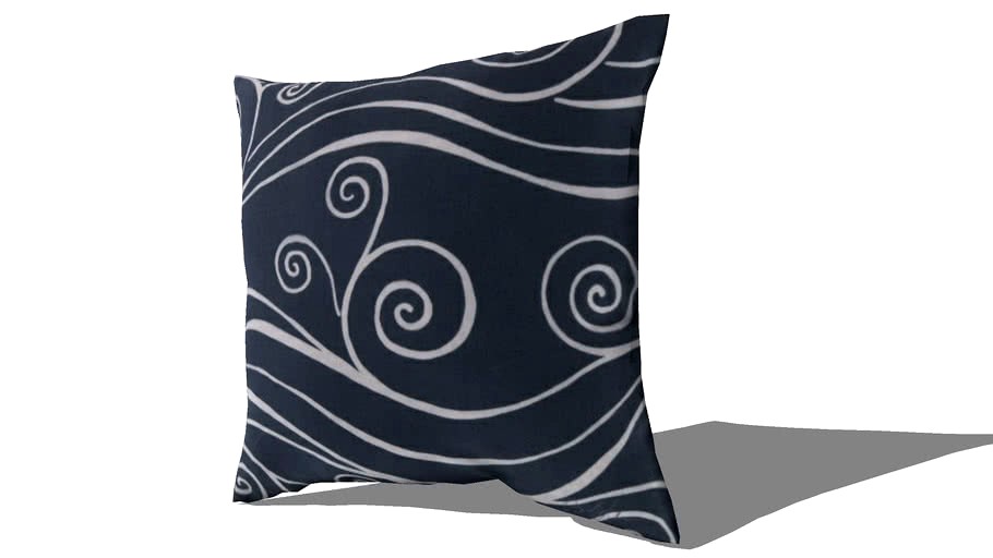 Pillow-Rain Navy2]