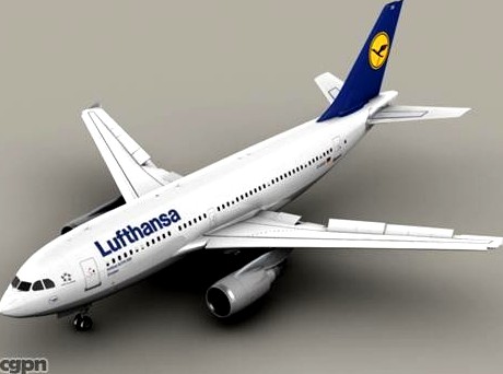 Airbus A310 Lufthansa3d model