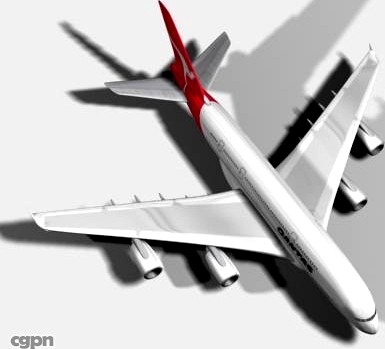 A380 Qantas3d model
