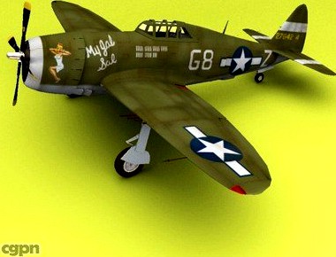 p-47 thunderbolt3d model