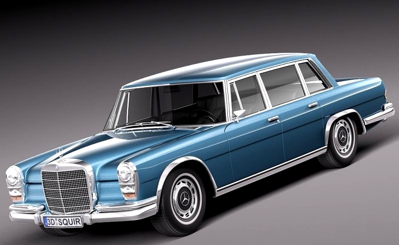 Mercedes-Benz 600 w100 1963-19813d model