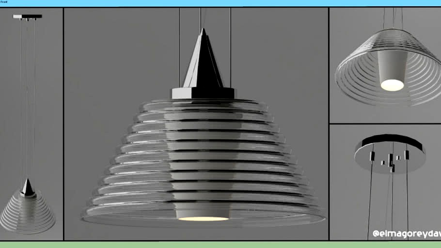 Lámpara Colgante Lisbonne Tecno Lite - VRAY