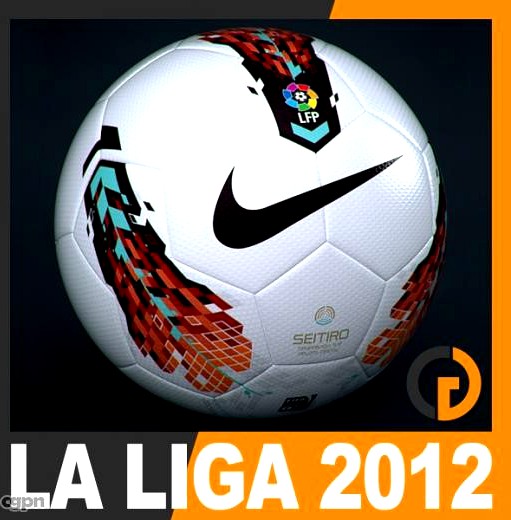 2011 2012 Spanish La Liga Match Ball3d model
