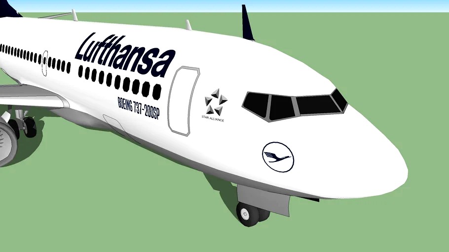 Boeing 737-200SP Lufthansa