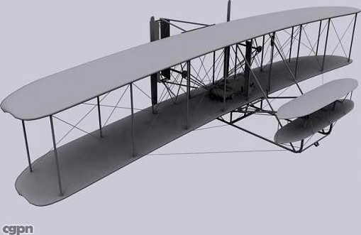 1903 Wright Flyer3d model