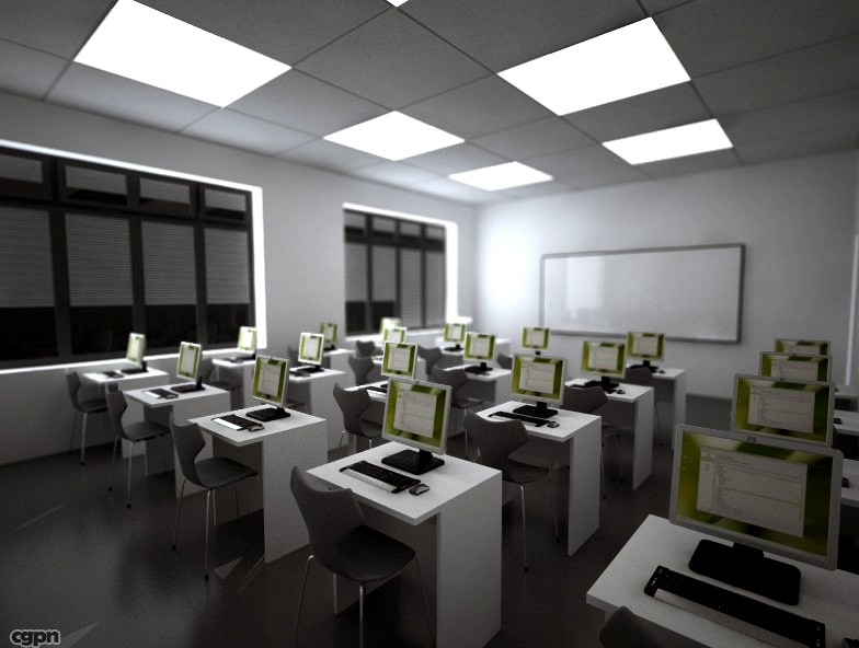 Cad Classroom3d model