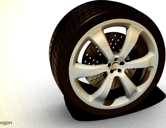 Car wheel3d model