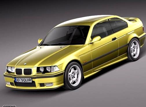 BMW M3 e36 1992-19993d model