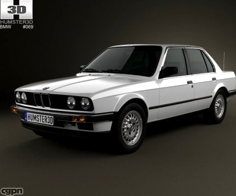 BMW 3 Series sedan (E30) 19903d model