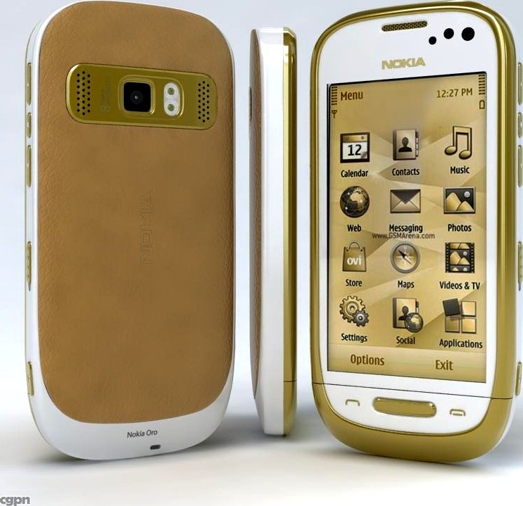 Nokia Oro White3d model