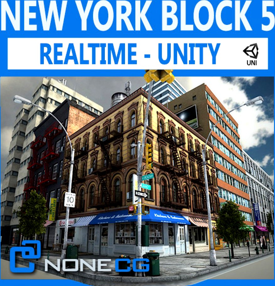 NYC Block #5 Unity3d model
