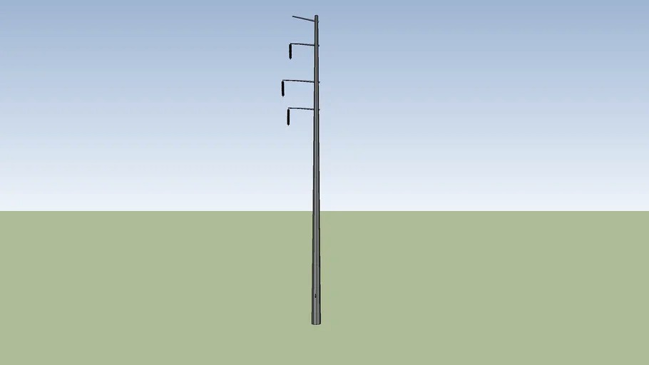 Wake Forest University Utility Pole