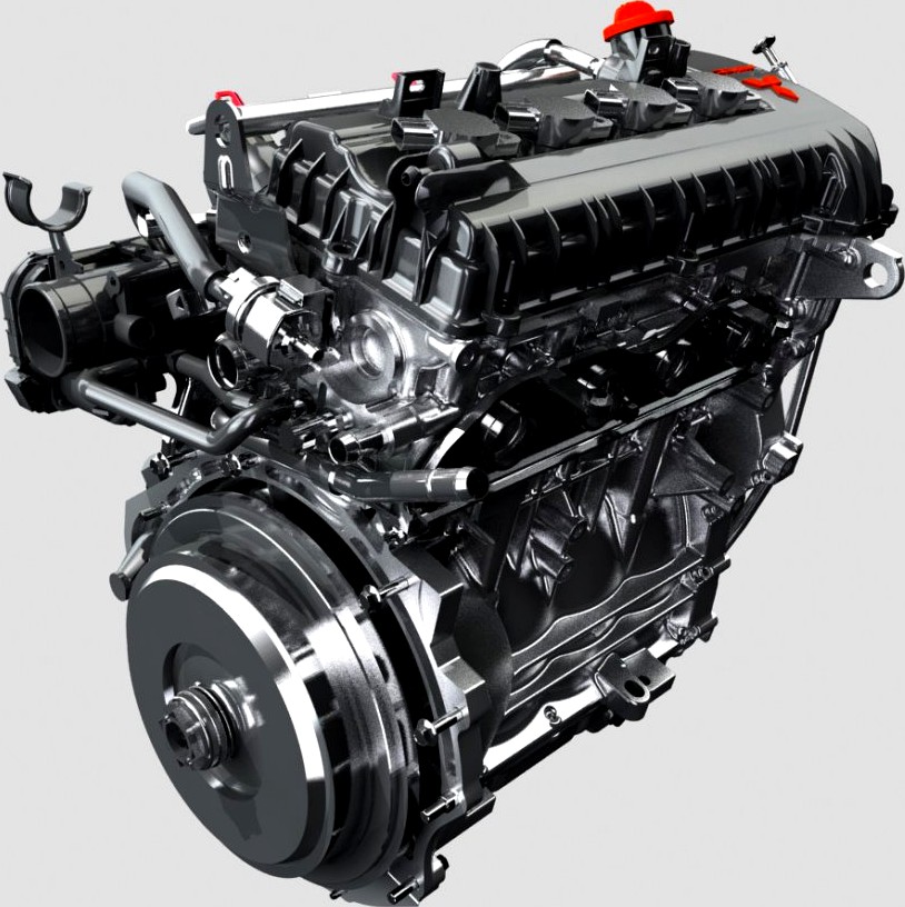 Mitsubishi Engine3d model