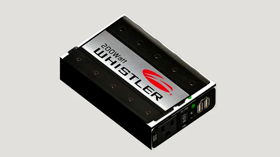 Whistler 200 Watt 12V DC to 115V AC Power Inverter