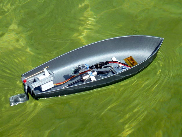 Motor Boat RC small (experimental) by wersy