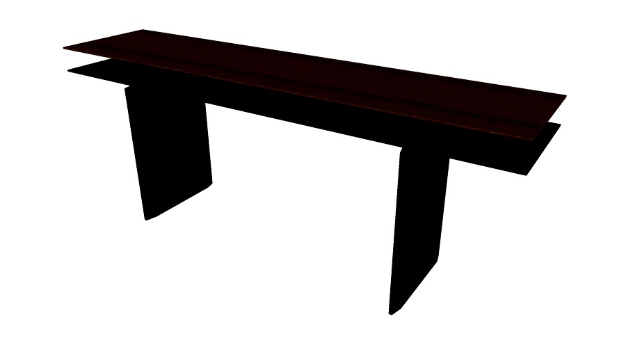 Kensington Console in Rosewood and Black by Modloft