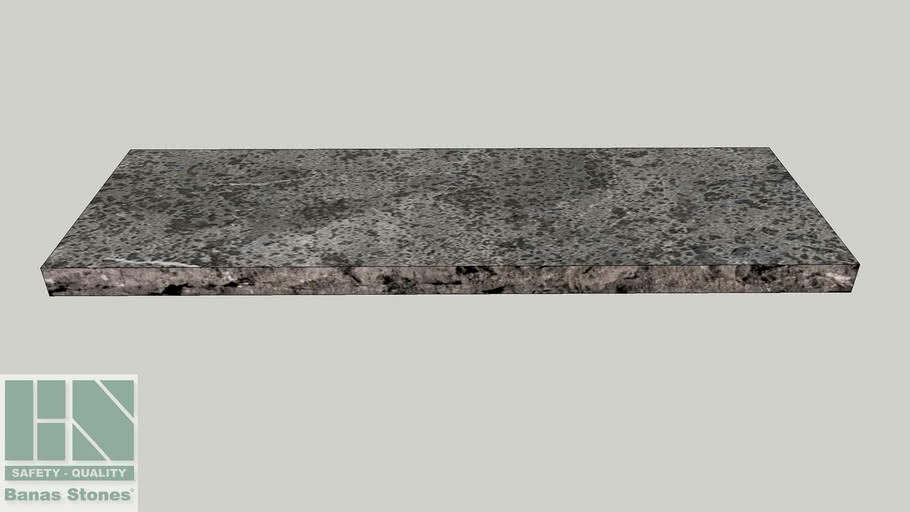 Banas Stones Premium Natural Wall Coping - 16' x 48' - Silver Grey RF1