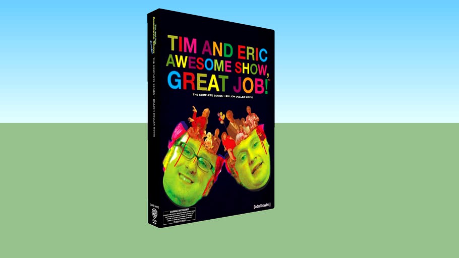 Tim and Eric Awesome Show, Great Job! The Complete Series (Season 1-5 + Billion Dollar Movie) DVD 22MM Cases