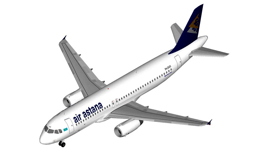 Air Astana Airbus A320 (winglets)