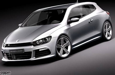 Volkswagen Scirocco R 20103d model