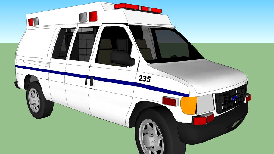 ambulance type ll ford f350 econoline 2006