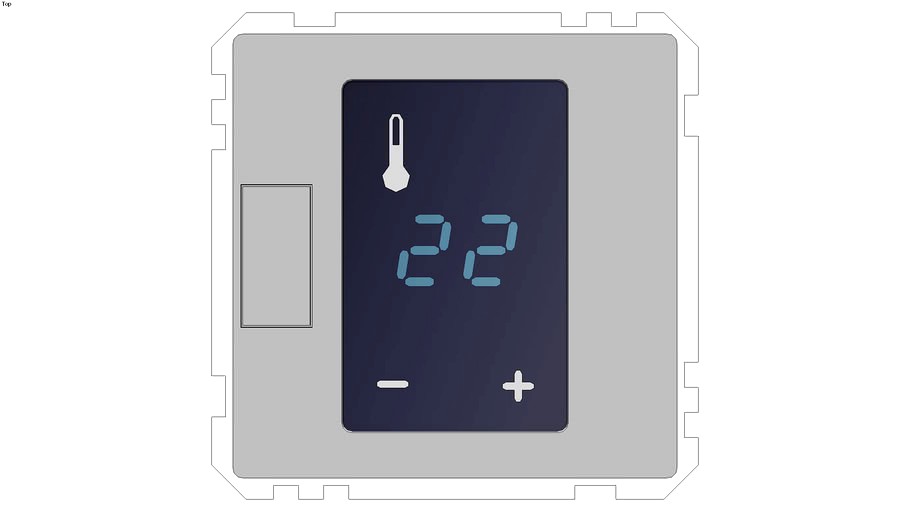 System M Central plate for universal temperature control unit insert with touch display with Programmable universal temperature control unit insert with touch display, active white, glossy