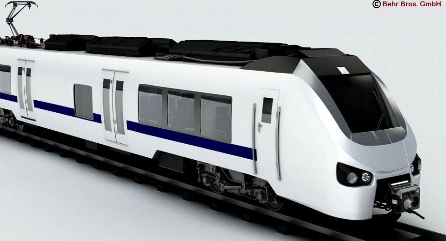 Generic Commuter Train3d model