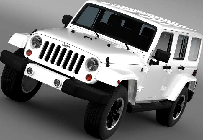 Jeep Wrangler Unlimited Altitude 20123d model