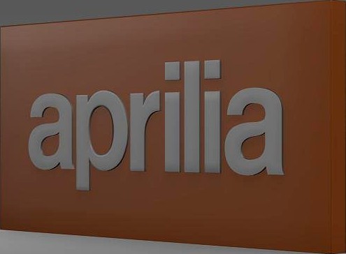 Aprilia Logo3d model