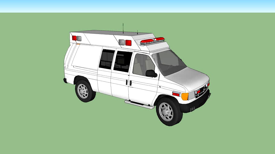 ambulance type ll ford f350 model 1996