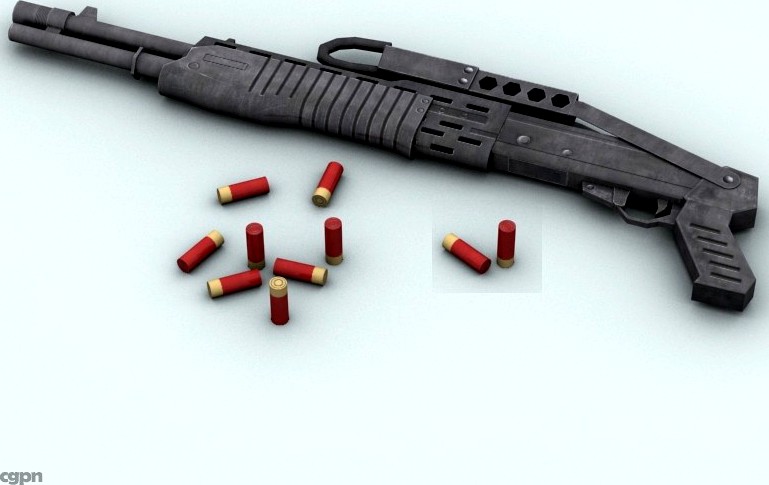 SPAS 12 Shotgun3d model