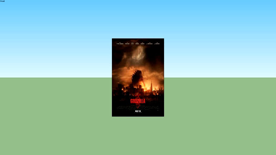 Godzilla 2014 - Final One Sheet Movie Poster 27X40 Double Sided (unframed)