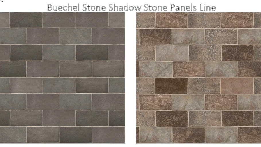 Buechel Stone Shadow Stone Panels Line - Architectural Full Stone Veneer and Stone Panels Masonry 6x6
