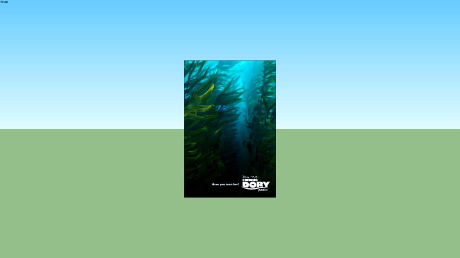 Finding Dory - Kelp One Sheet Movie Poster 27X40 Double Sided (unframed)