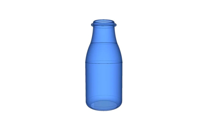 Glass bottle 8