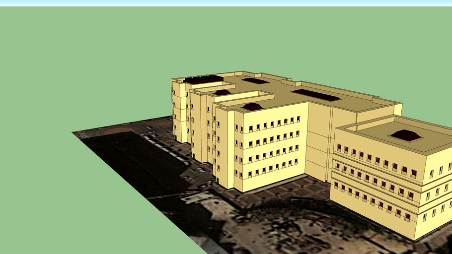 OPD BUILDING in ksu (Model Created By Md Lablu)