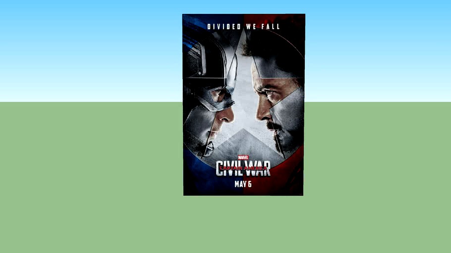 Captain America: Civil War - Teaser One Sheet Movie Poster 27X40 Double Sided (unframed)