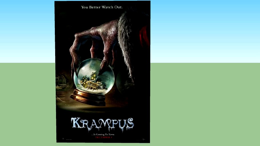 Krampus - One Sheet Movie Poster 27X40 Double Sided (unframed)