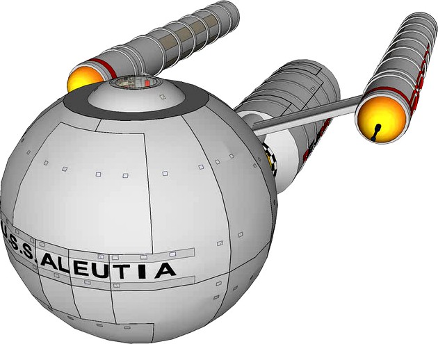 USS Aleutia (Daedalus Class Ship) With Bridge