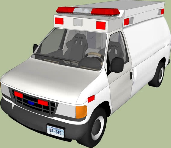 type 2 ambulance ford econoline f 350 mod 1993